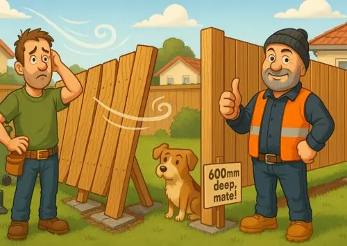 WBS Hendseron - how to fix a wobbly fence