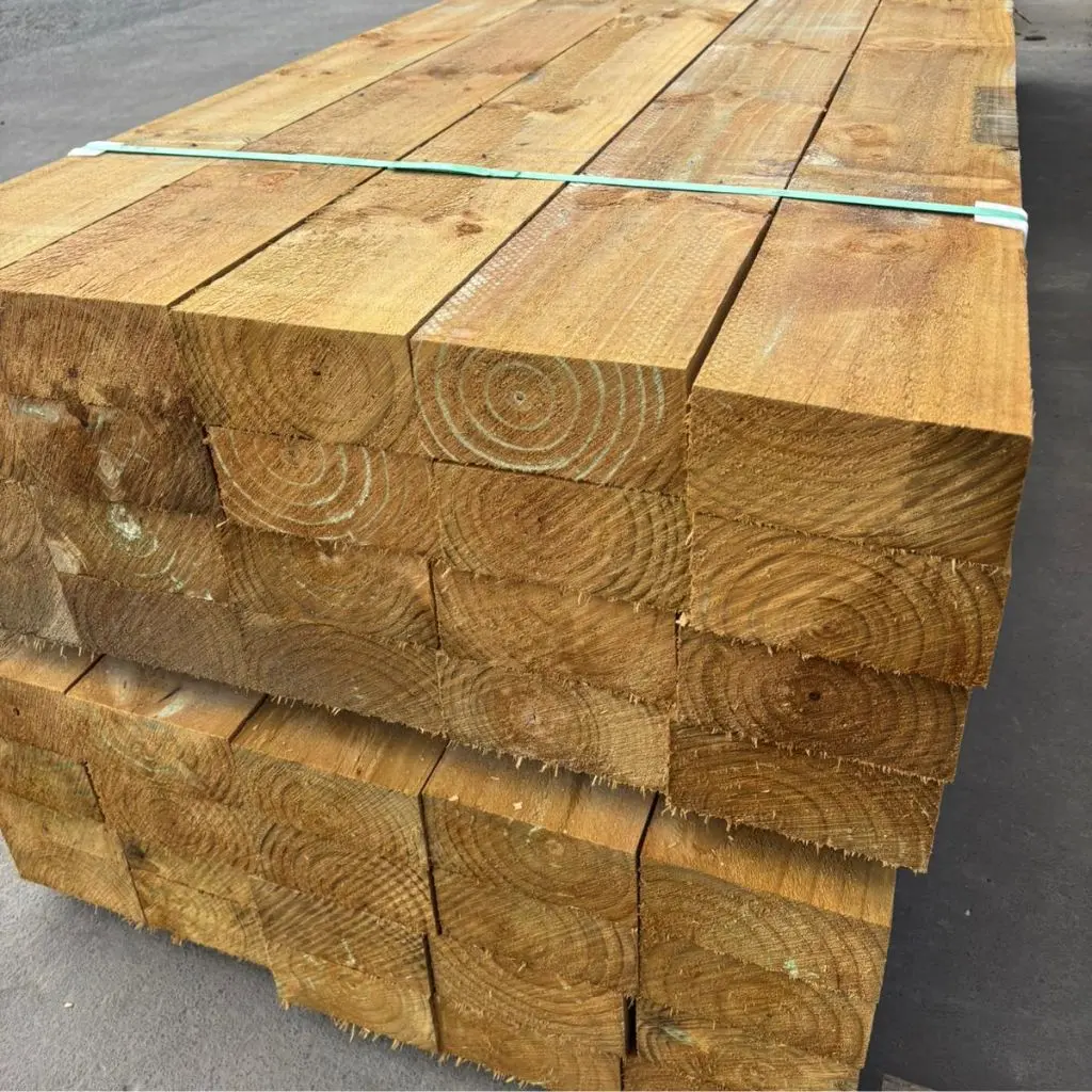 SLEEPER - Radiata Pine H4 MCA Treated, Rough Saw 200 x 100 x 2.4M