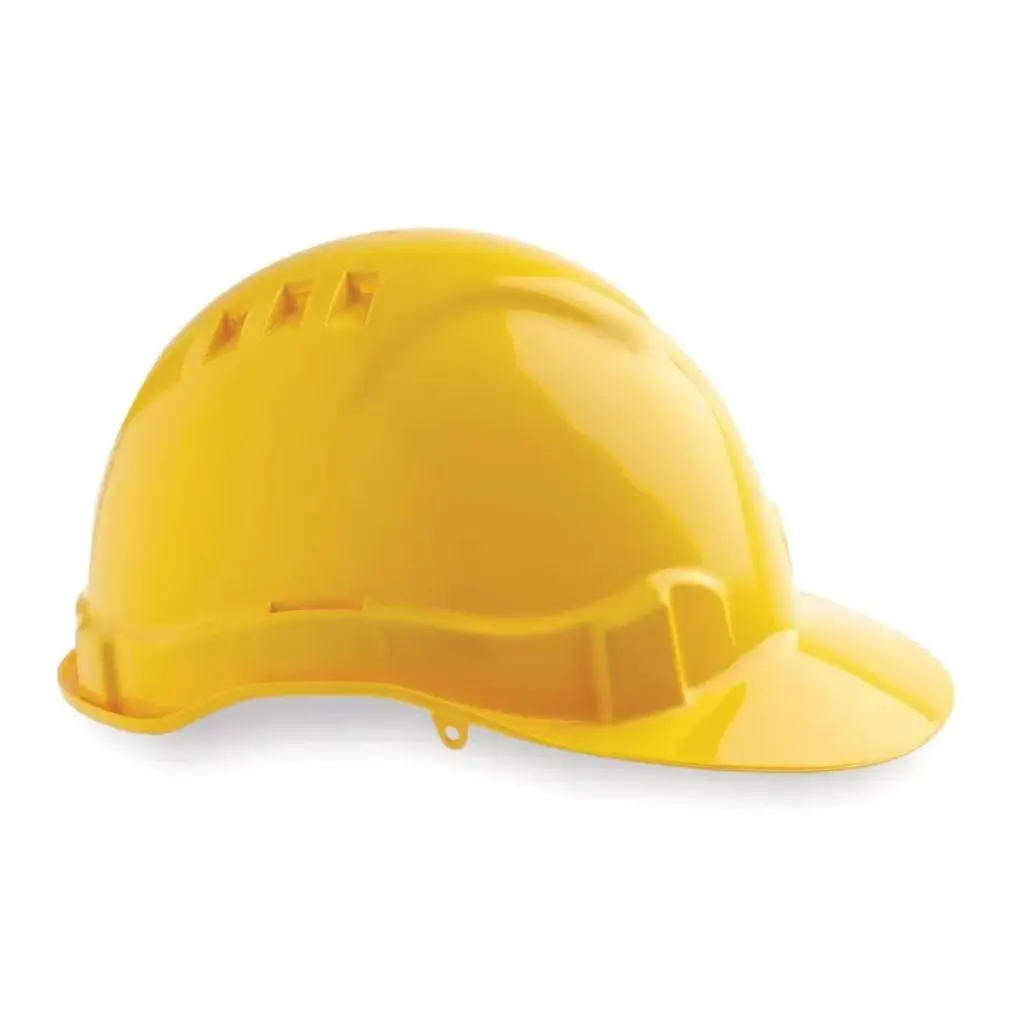 AMARE V6 Hard Hat Vented Pushlock Harness - Yellow