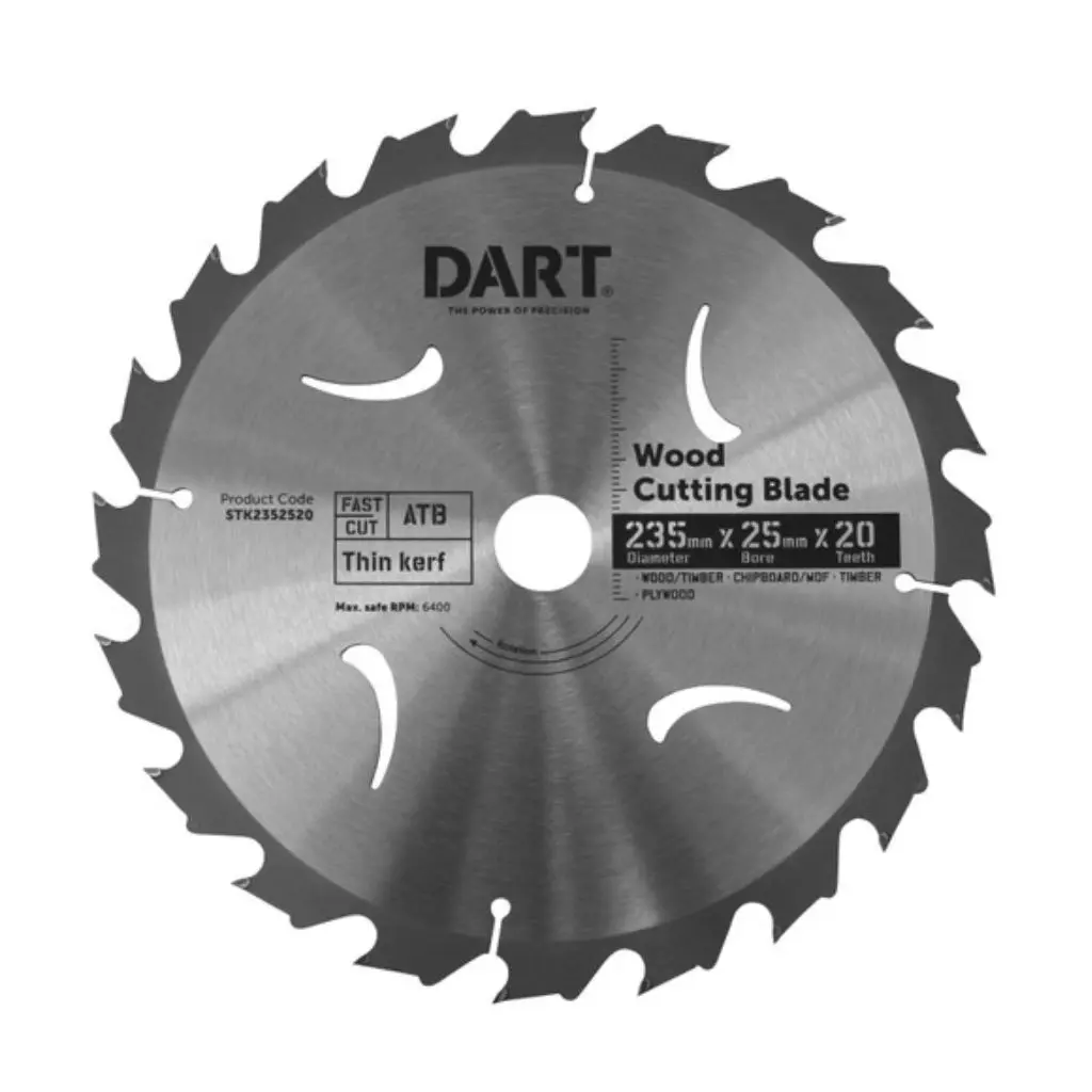 DART Timber Blade 235mm x 20 teeth x 25mm bore