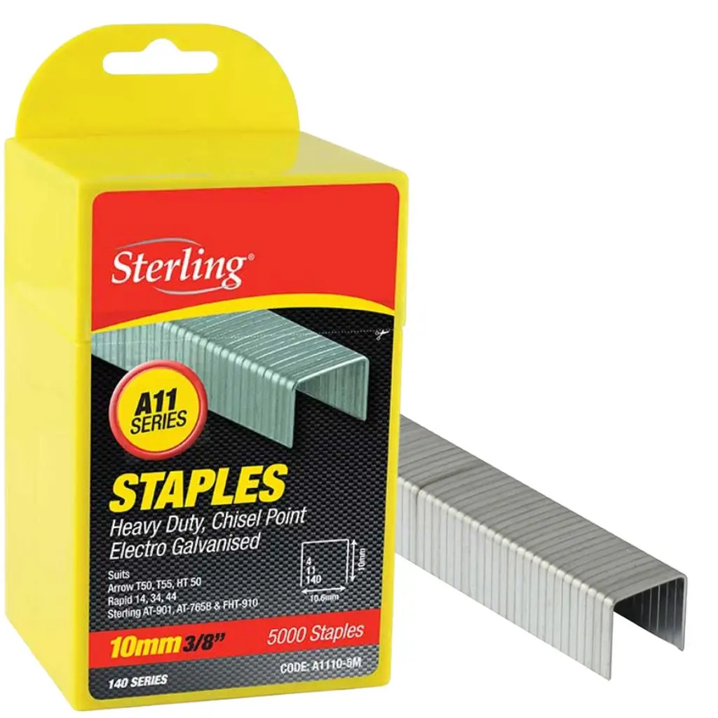 STERLING Staples 140 Series Plastic Box 10mm x 5000