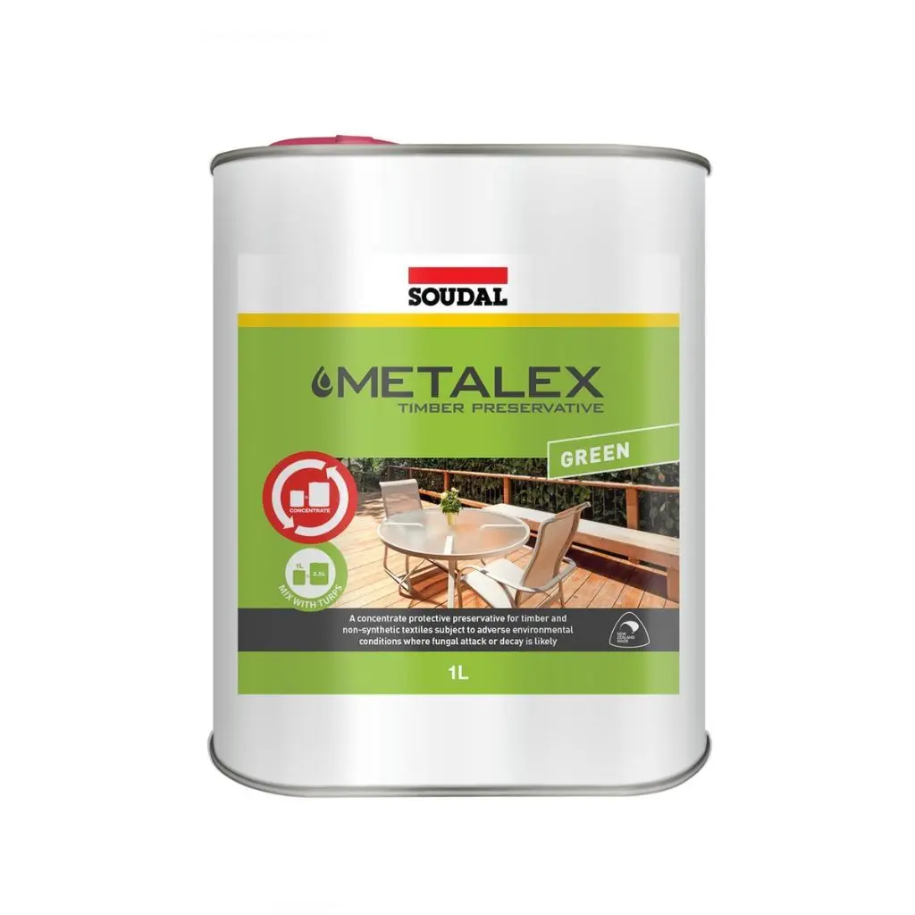 SOUDAL Metalex Timber Preservative Green - 1 litre
