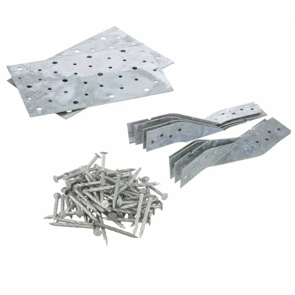 LUMBERLOCK 12kN Pile Fixing Standard Bearer Kit Hot Dip Galvanised