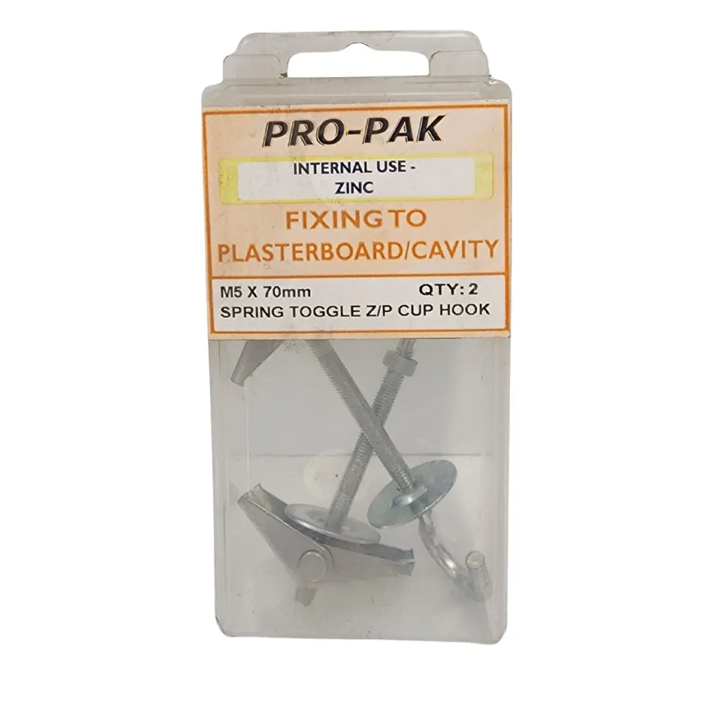 MSL SPRING TOGGLE ZC C/HOOK M5 x 70mm(4)