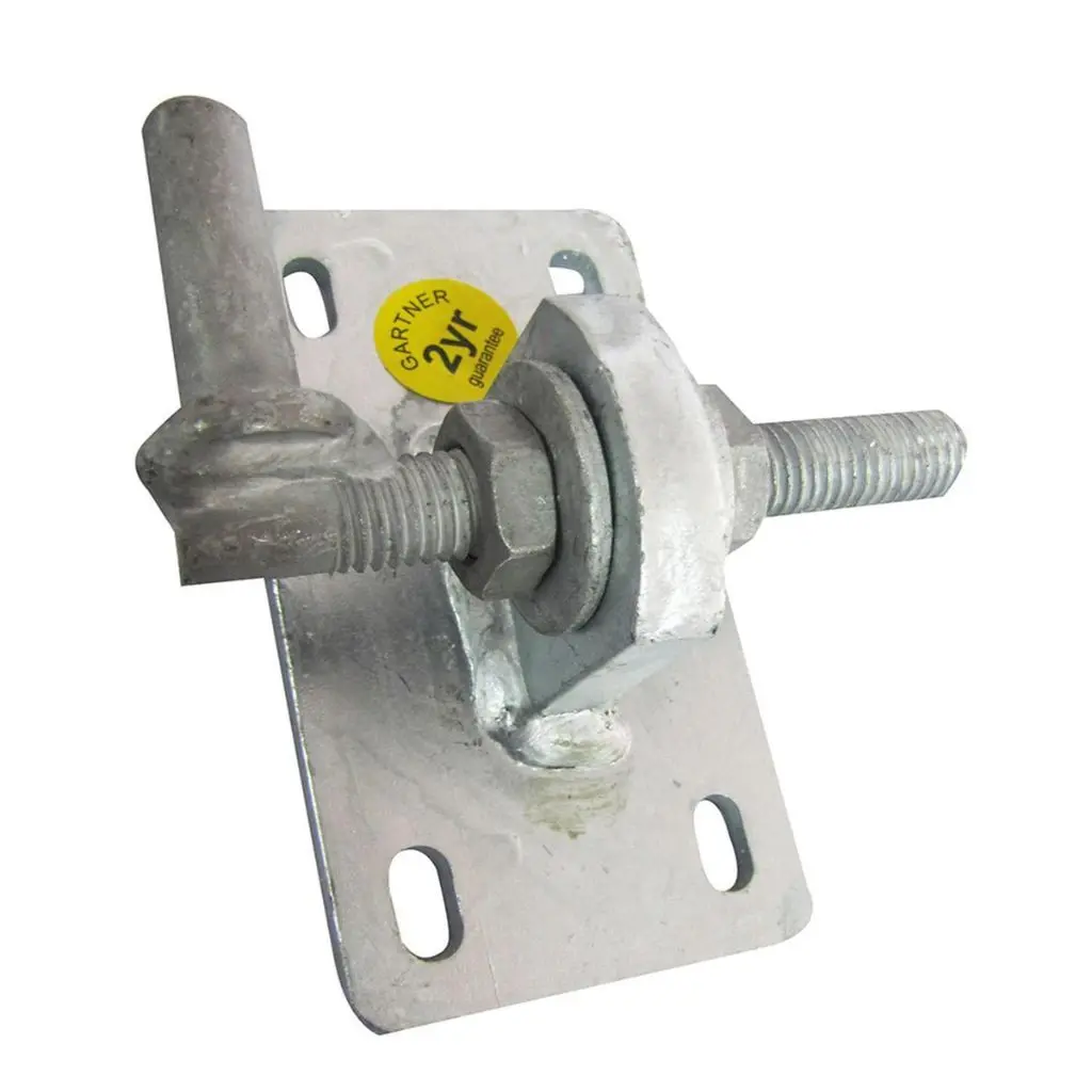 GARTNER Galvanised Gate Fitting Mount Plate | 16x110x60mm