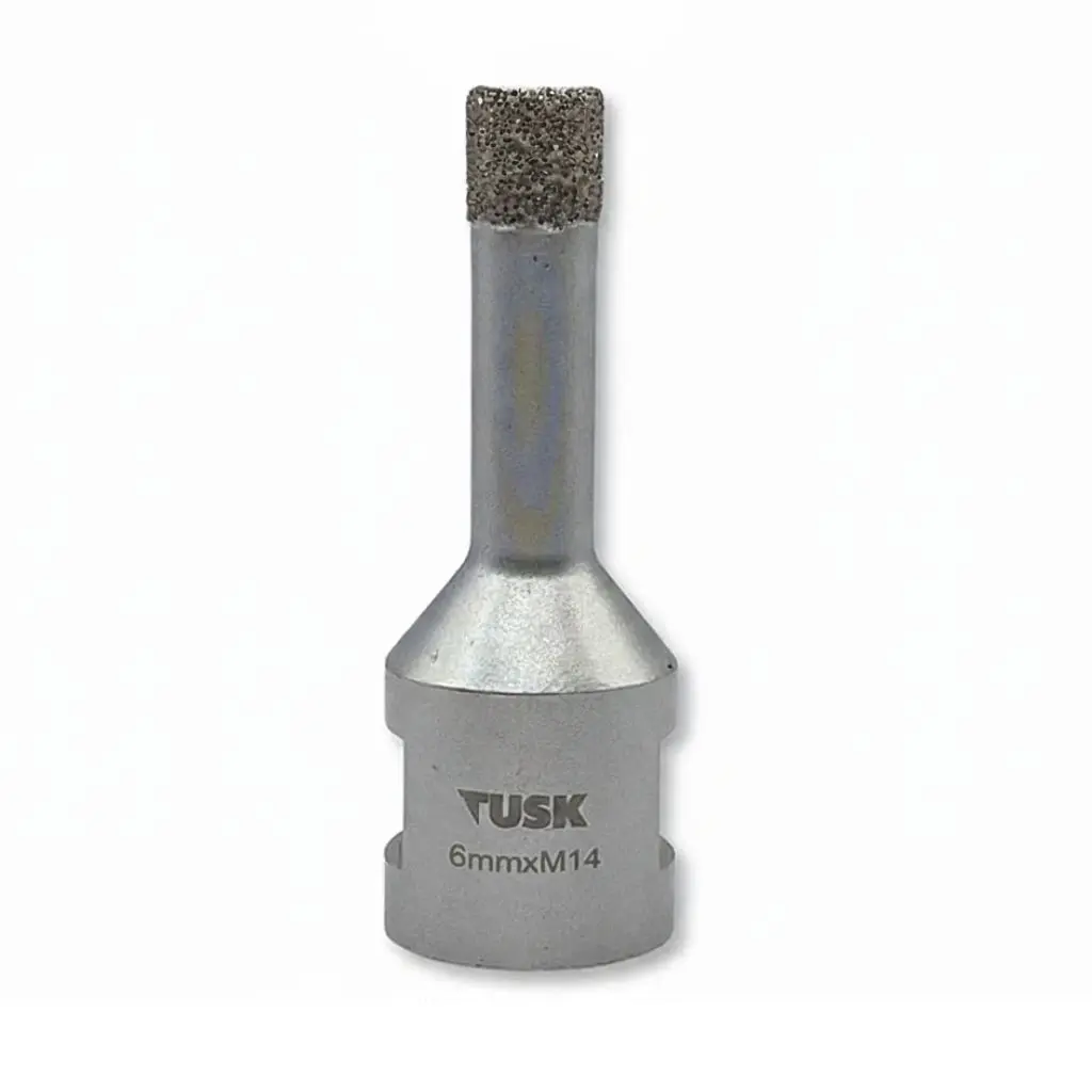 TUSK Vacuum Braised Core Bit M14 - 6mm