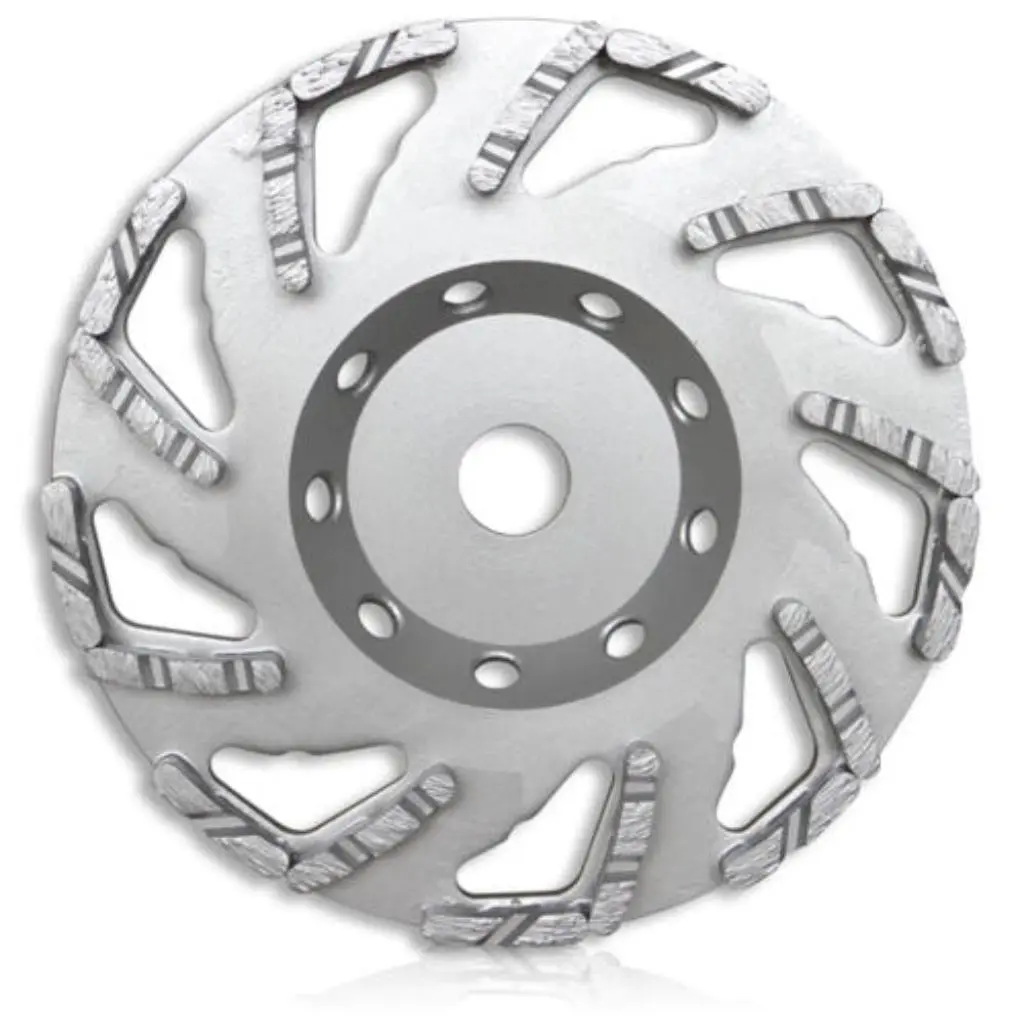 TUSK Diamond L Turbo Grinding Cup 180mm x 8 x 22.23 bore