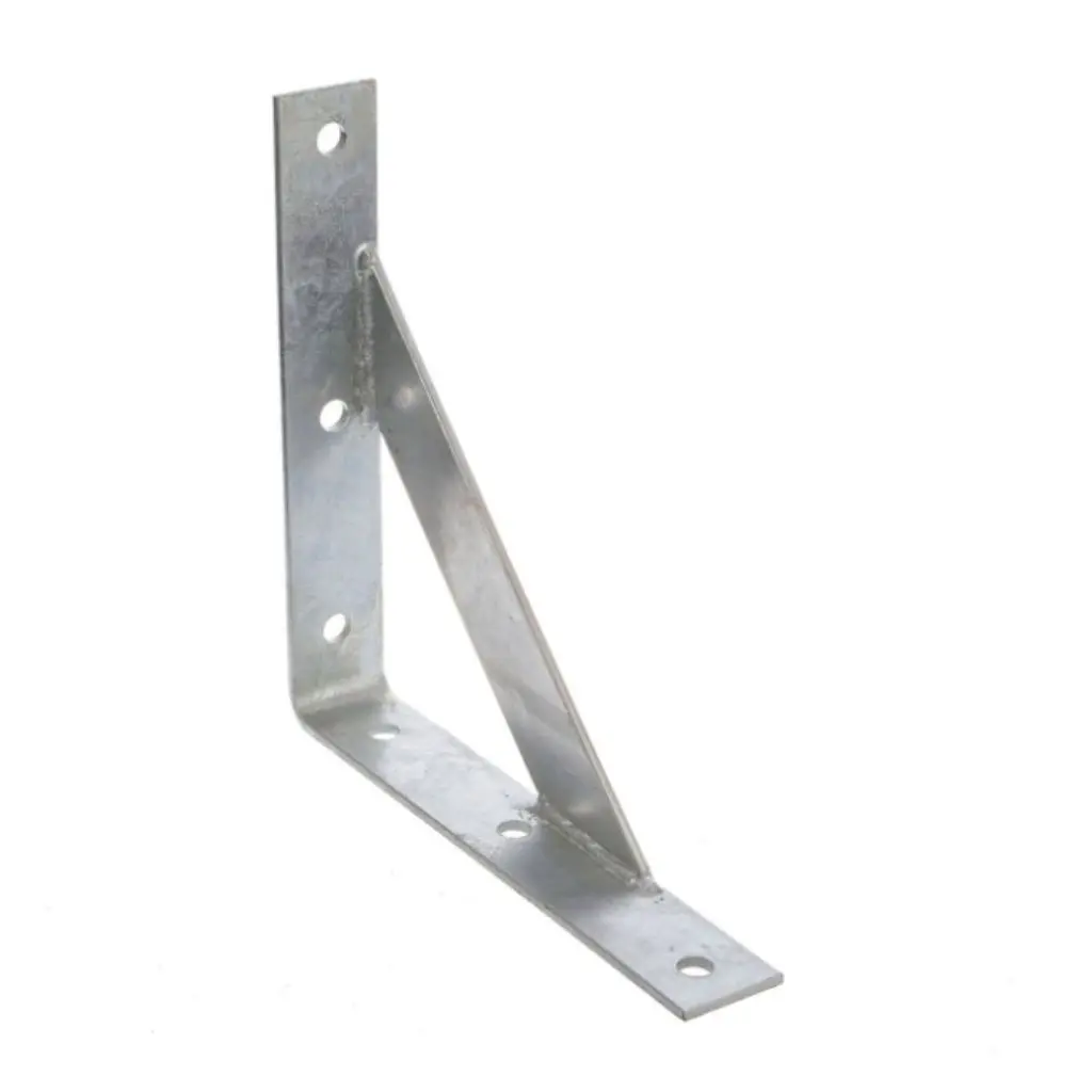 BOWMAC B163 Hot Dip Galvanised Angle Bracket (with gusset)