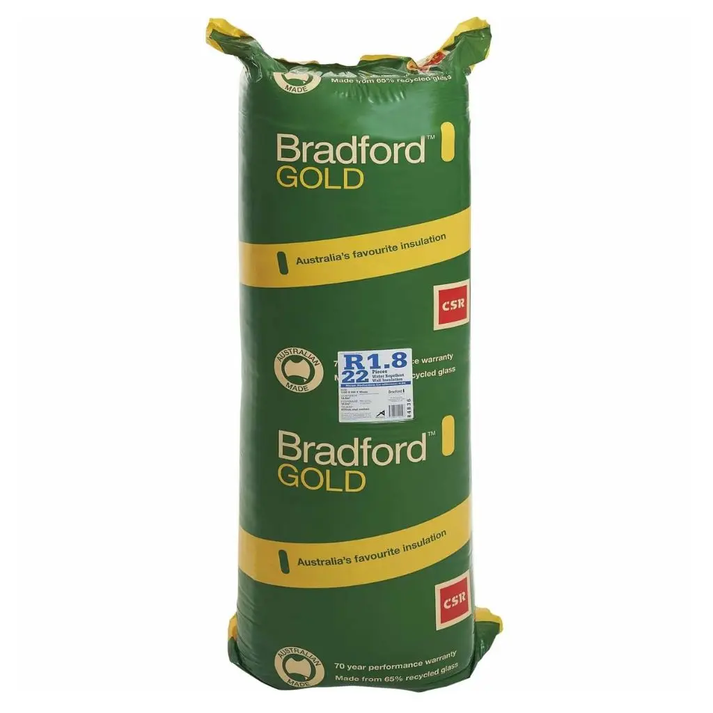 BRADFORD Gold Wall Insulation R1.8, 1160mm x 580mm x 90mm (14.8m2)