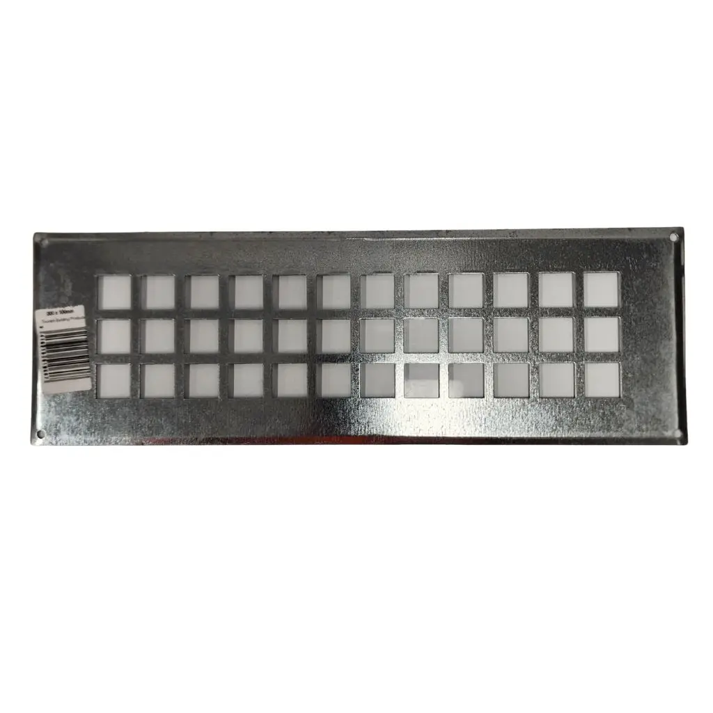 TRIUMPH Sub Floor Vent Square Hole Galvanised | 300mm x 100mm
