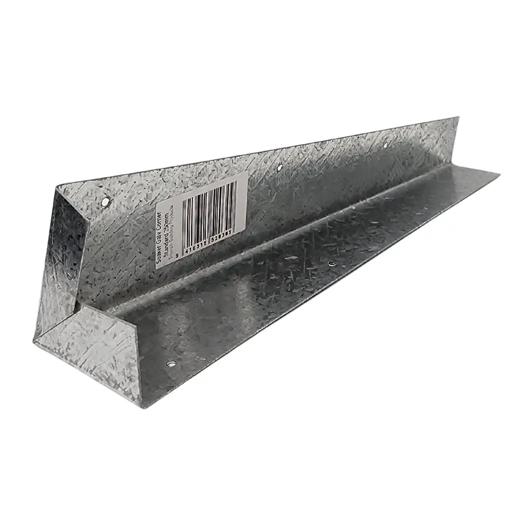 TRIUMPH Galvanised Corner Soaker | 250mm