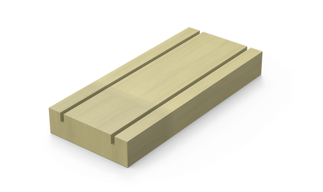 GROOVED BATTEN BANDSAWN FACE H3.2 TW 65x19