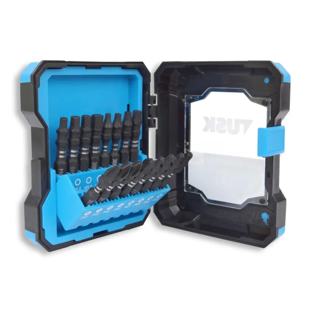 TUSK Torsion Bits 50mm x 16pc kits (Black Serious)