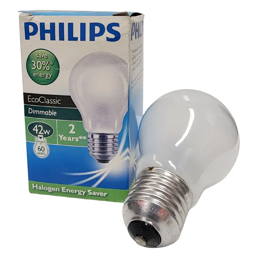 Philips EcoClassic Dimmable Halogen Light Bulb