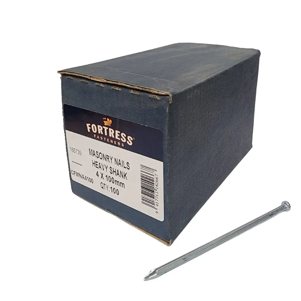 FORTRESS Masonry Heavy Shank 4 x 100mm (box of 100)