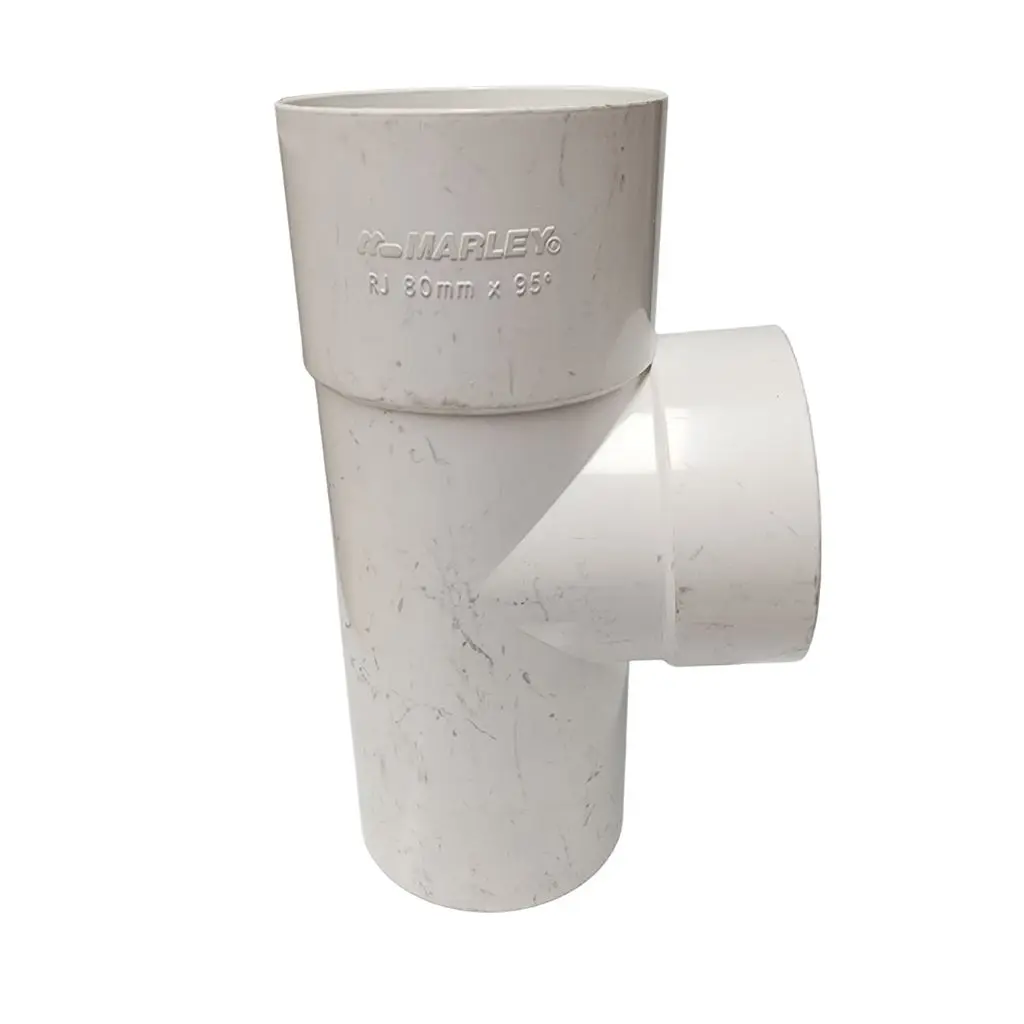 MARLEY 95 degree Tee Junction Male/Female 80mm - RJ80
