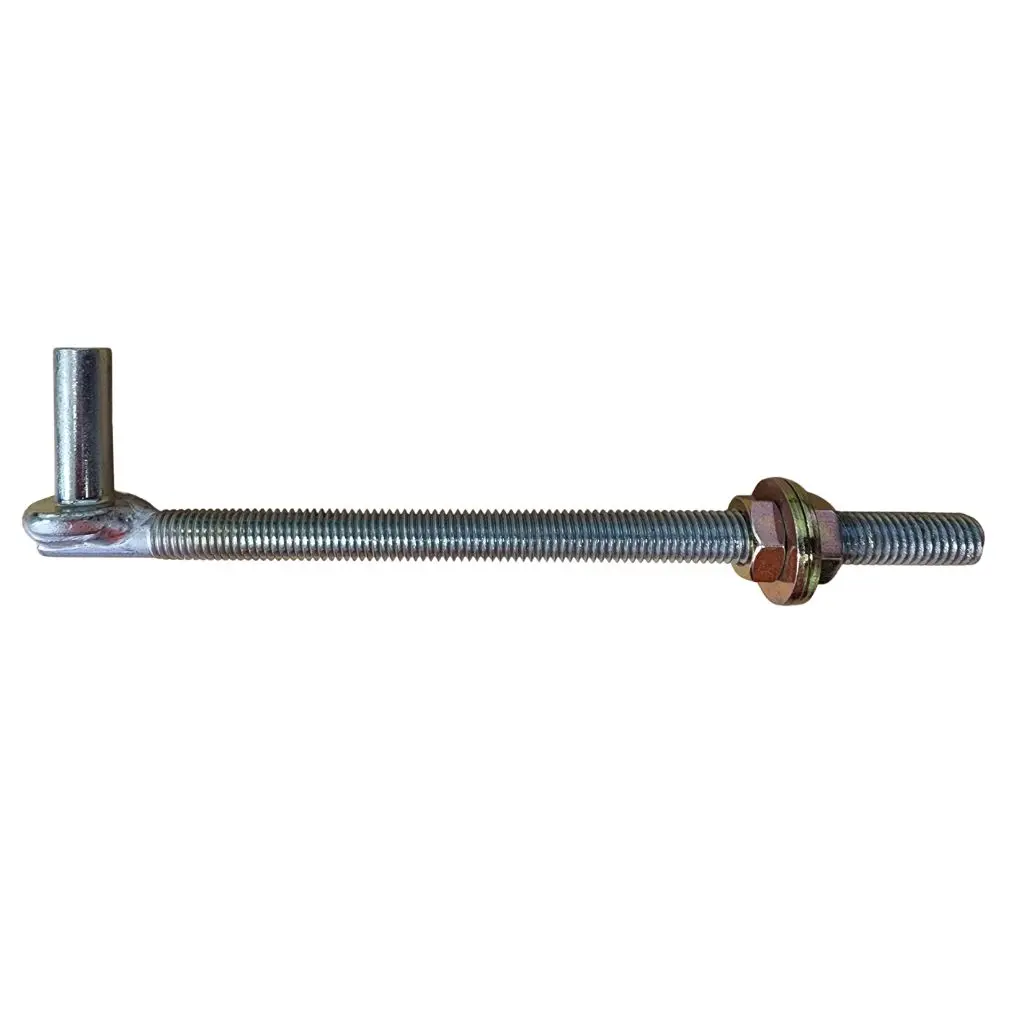 HANG-IT Zinc Plated Through Post Gudgeon | 12mm x 190mm x 40mm