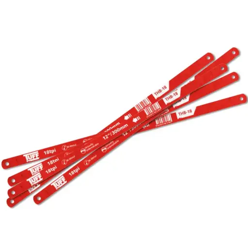 [THB-24] TUFF Bi-Metal Hacksaw Blade Red 300mm x 32TPI (each)