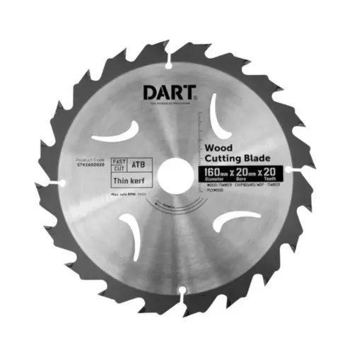[STK1602020] DART Timber Blade 160mm x 20 teeth x 20mm bore
