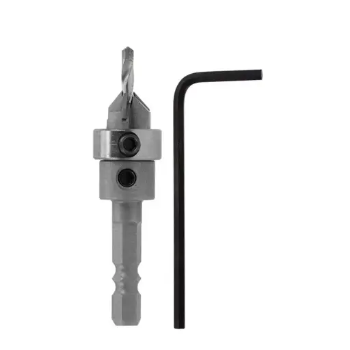 [AS032204] ALPHA Tungsten Carbide Countersink with Adjustable Drill Bit 3.2mm