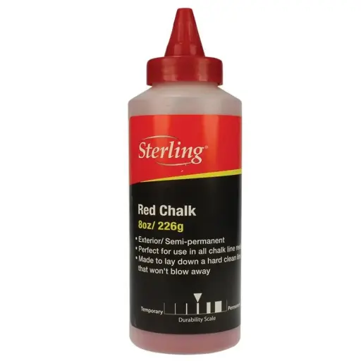 [106168] STERLING Red Chalk Refill 226g - Exterior Semi Permanent