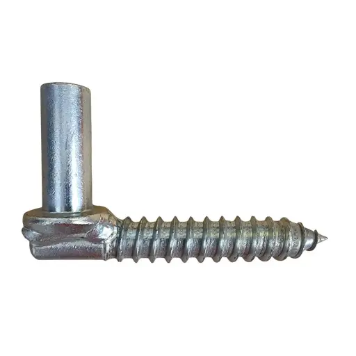 [107986] HANG-IT Zinc Plated Gudgeon Screw Stubby Short Pin | 20mm 100mm x 50mm
