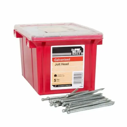 [100400GJH] NZ NAILS Jolt Head Galvanised 100 x 4.00mm - 5kg