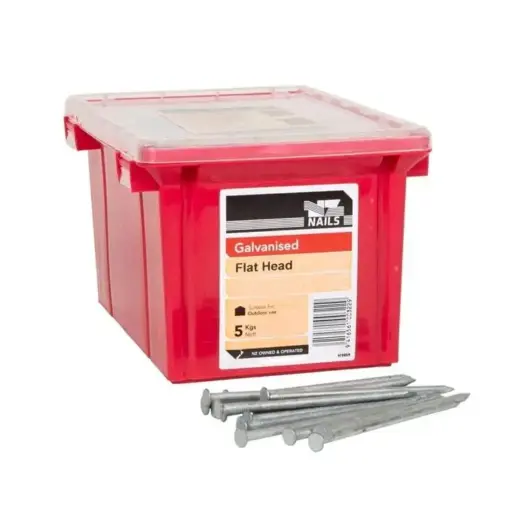 [060280GFH] NZ NAILS Flat Head Galvanised 60 x 2.80mm - 5kg