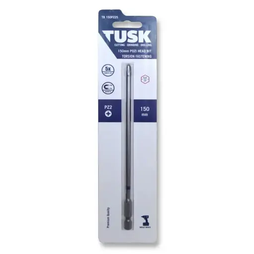 [TB150PZ2S] TUSK Torsion Bits Pozi Head 2 - 150mm