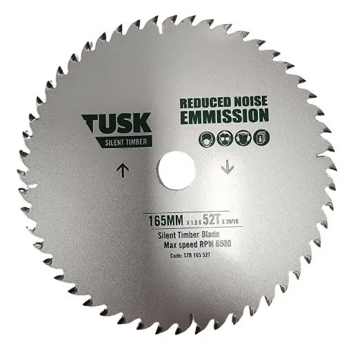 [STB165] TUSK Silence Timber Blade 165mm x 52 teeth x 20/16mm bore