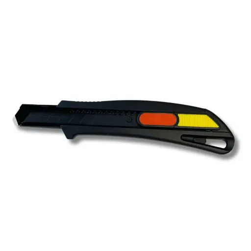 [TSO186] TUSK Wide 18mm Snap Off Knife with Auto Retract Safety (1 piece pack)