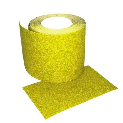 [RI5206] RIKEN Yellow-e Painters Roll Sandpaper 60 Grit - 115mm x 10m