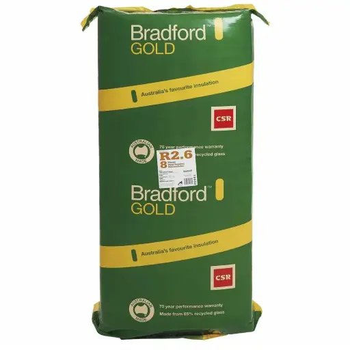 [86961] BRADFORD Gold Wall Insulation R2.6, 1160mm x 580mm x 90mm (5.4m2)