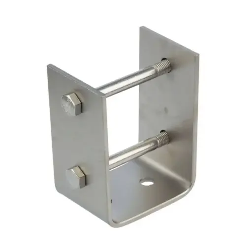[BS28] BOWMAC BS28 Stainless Steel Post & Bearer Bracket