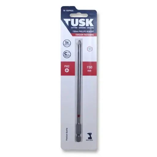 [TB150PH2S] TUSK Torsion Bits Phillips Head 2 - 150mm