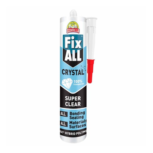 [19331] SOUDAL Gorilla FixAll Crystal Sealant & Adhesive Clear - 300g