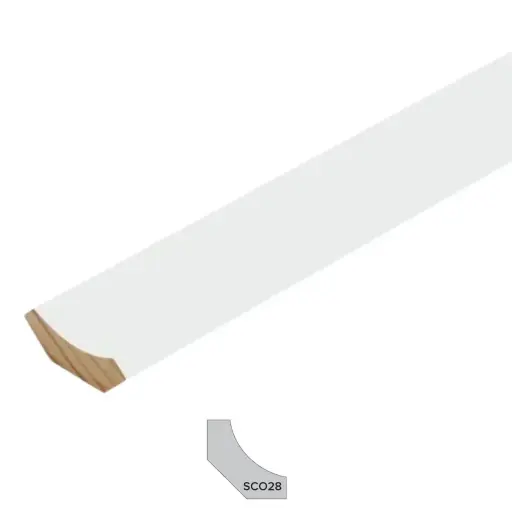 [SCO28] SCOTIA Gesso Finger Jointed 28 x 5400mm