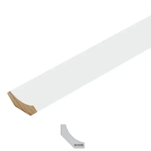 [SCO35] SCOTIA Gesso Finger Jointed 35 x 5400mm