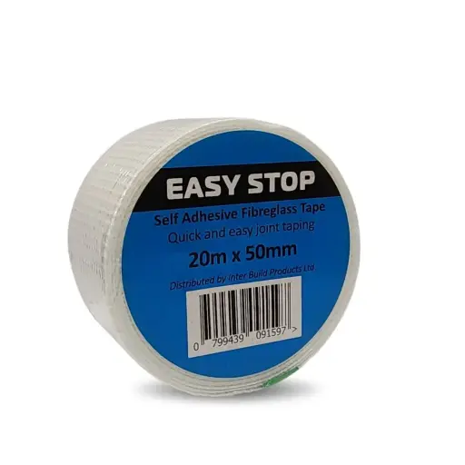 [111100] EASY STOP Self Adhesive Fibreglass Jointing Tape Roll | 20m x 50mm